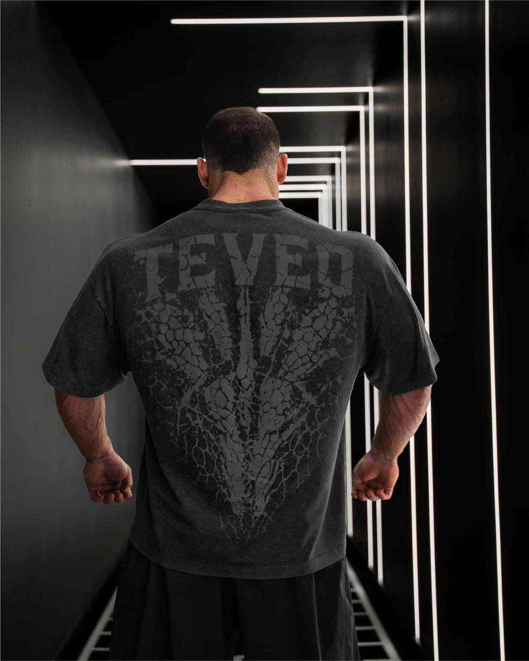 LIFT. DEPT. Viper Graphic Oversized T-Shirt "Schwarz"