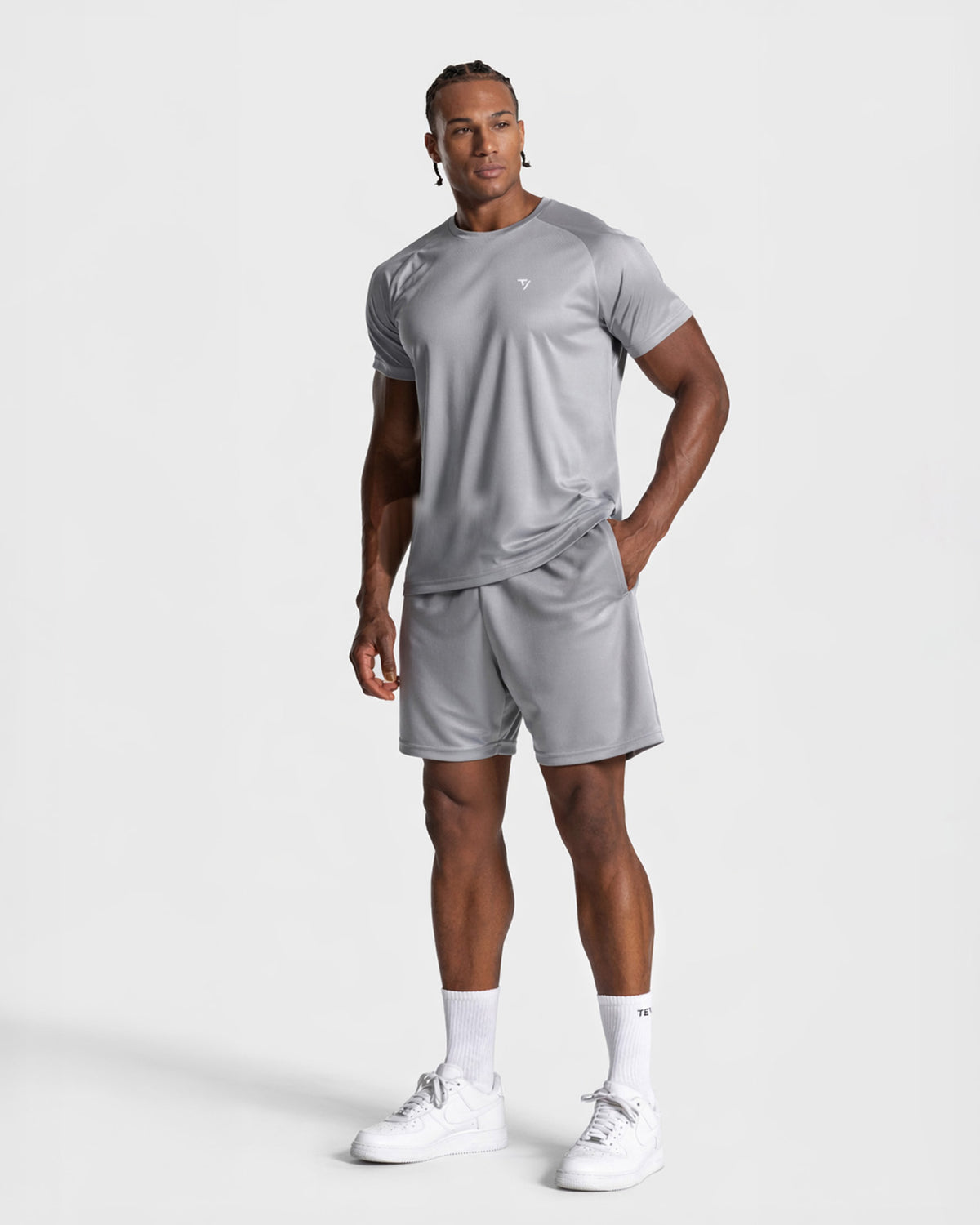 Baseline Mesh T-Shirt ‘Light Grey’