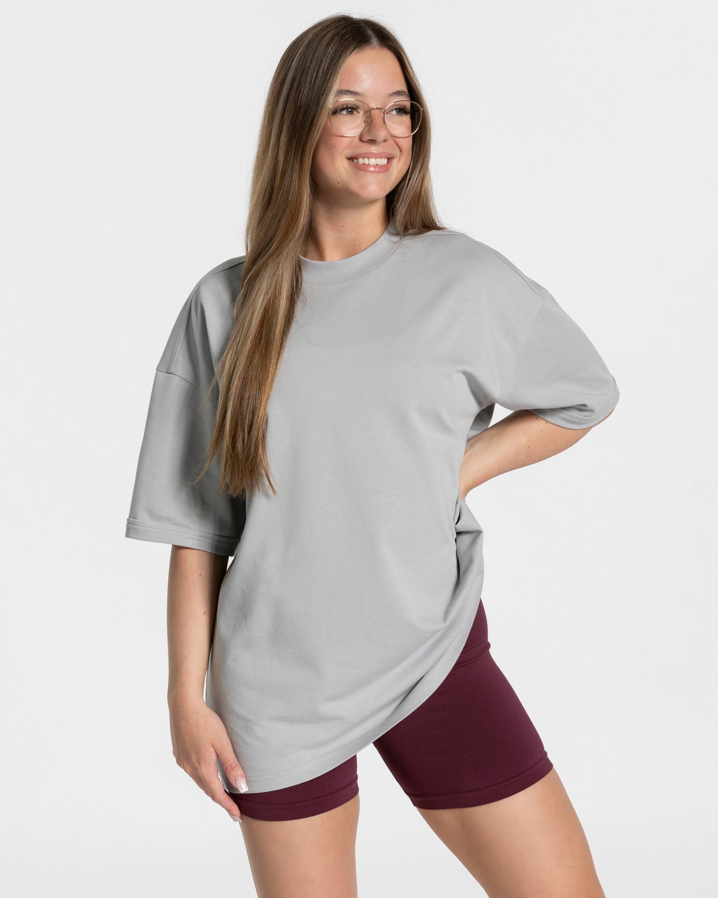 Candy Oversized T-Shirt ‘Light Grey’