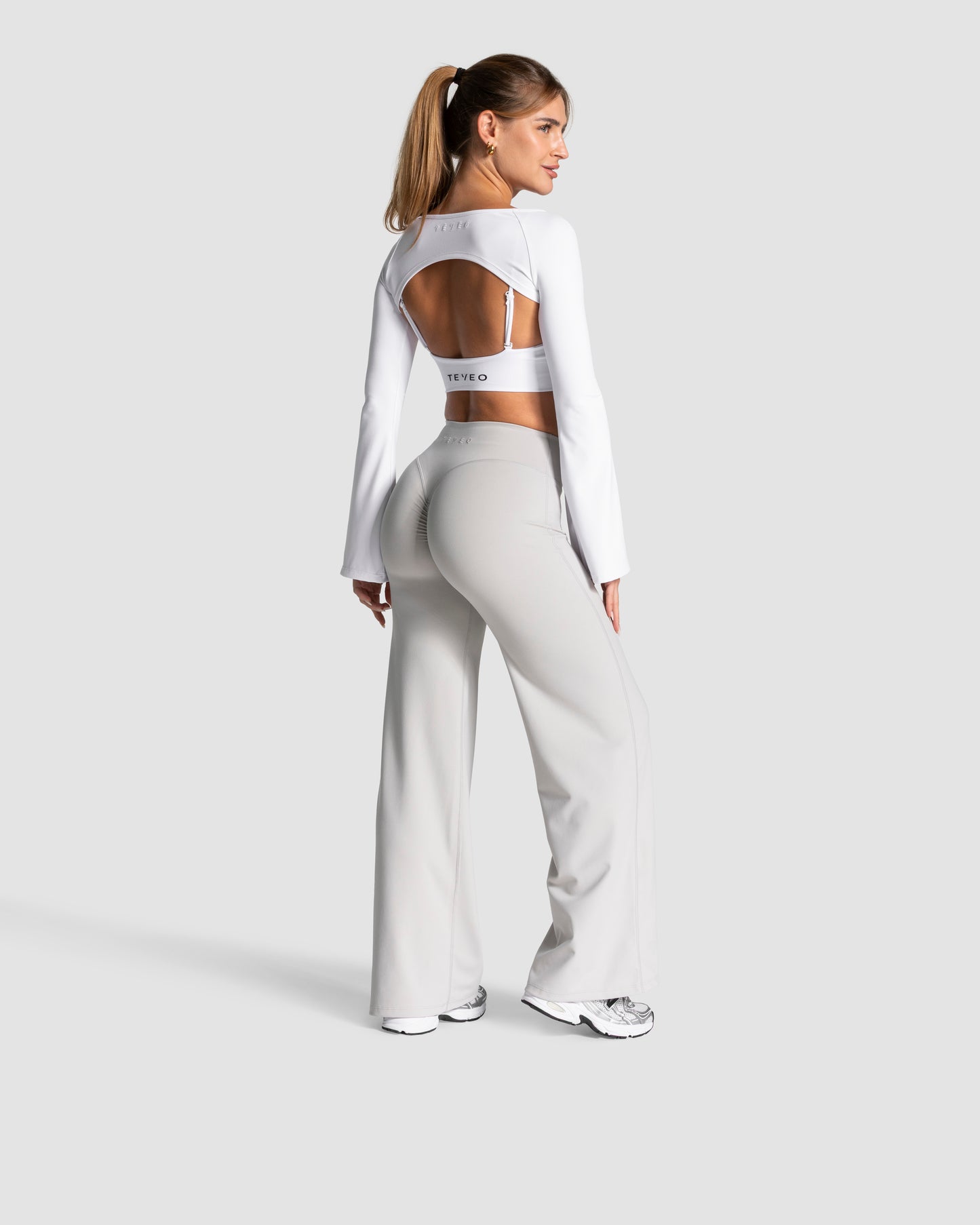 Pantaloni Scrunch Straight Leg Charming Pro "Moon"