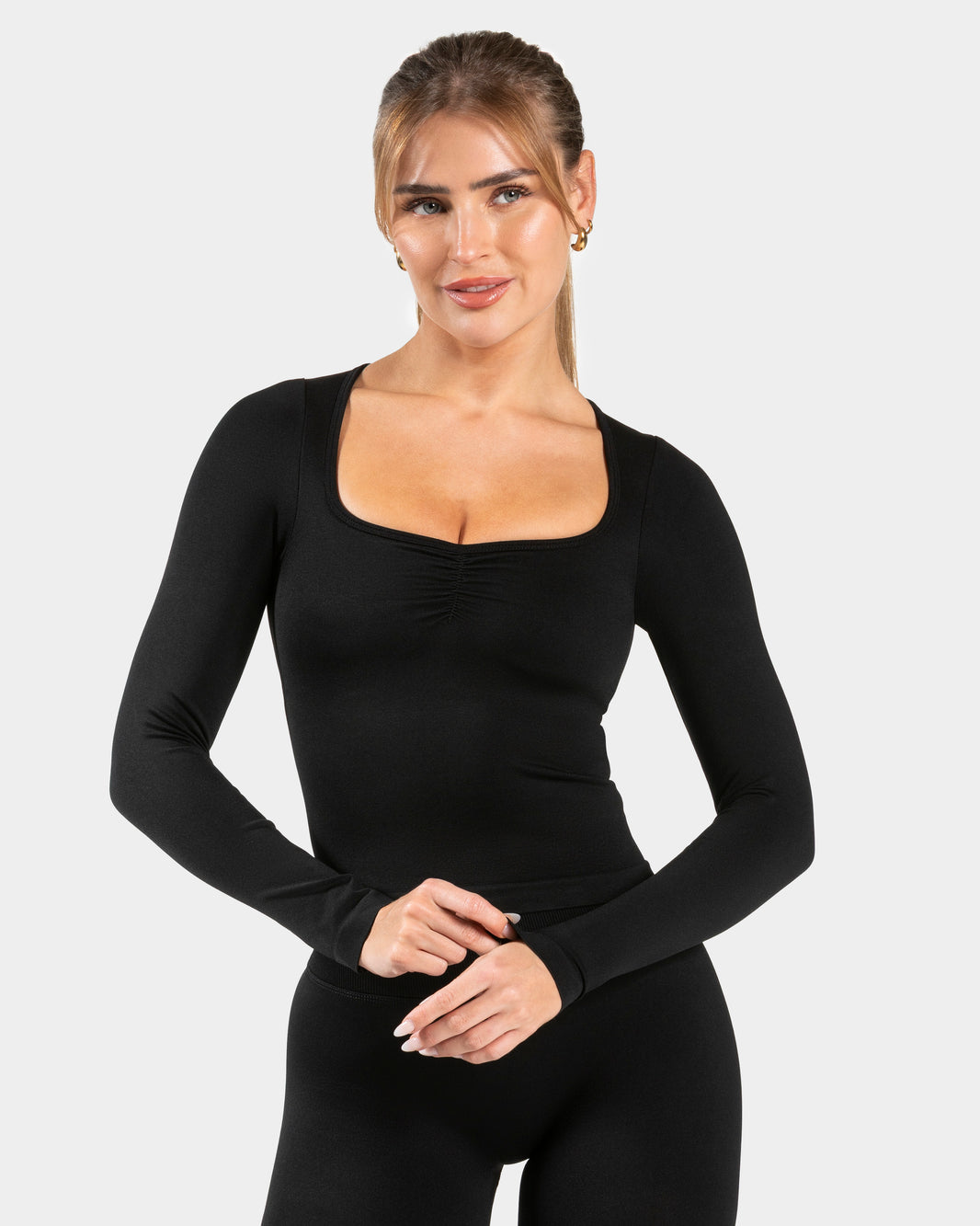 Camiseta de manga larga Charming Pro «negro»