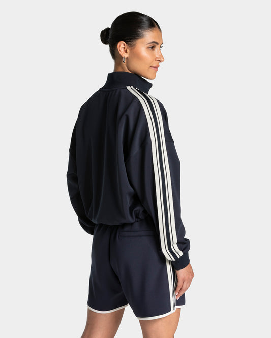 Club Cropped Zip Jacket ‘Midnight’