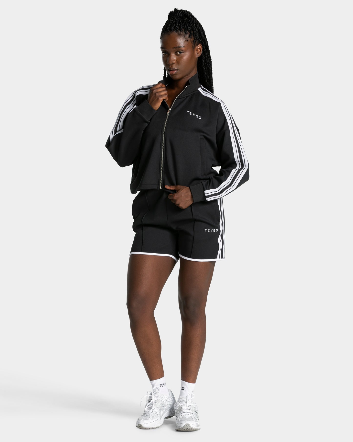 Club Cropped Zip Jacket ‘Black’