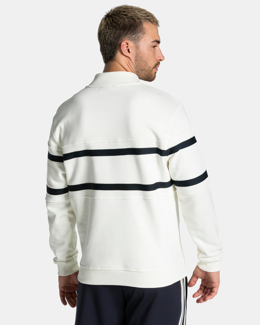 Bluza z krótkim zamkiem Club „off white – midnight”