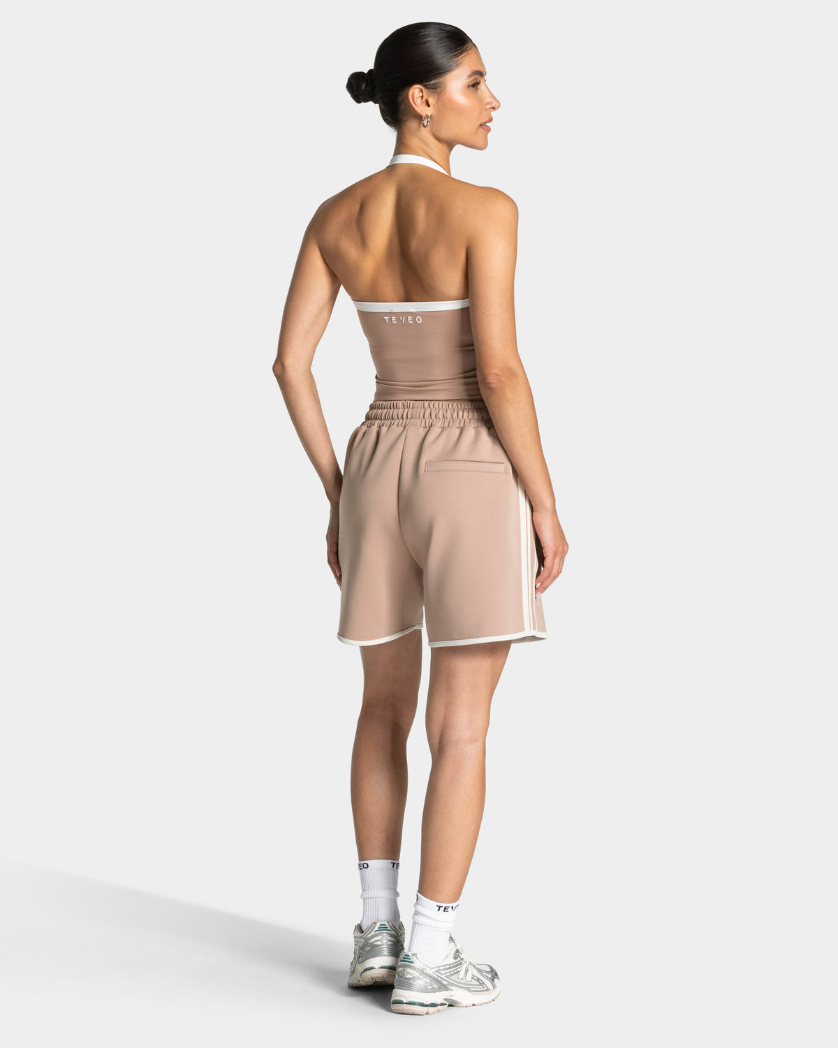 Club Halterneck Top ‘Beige’
