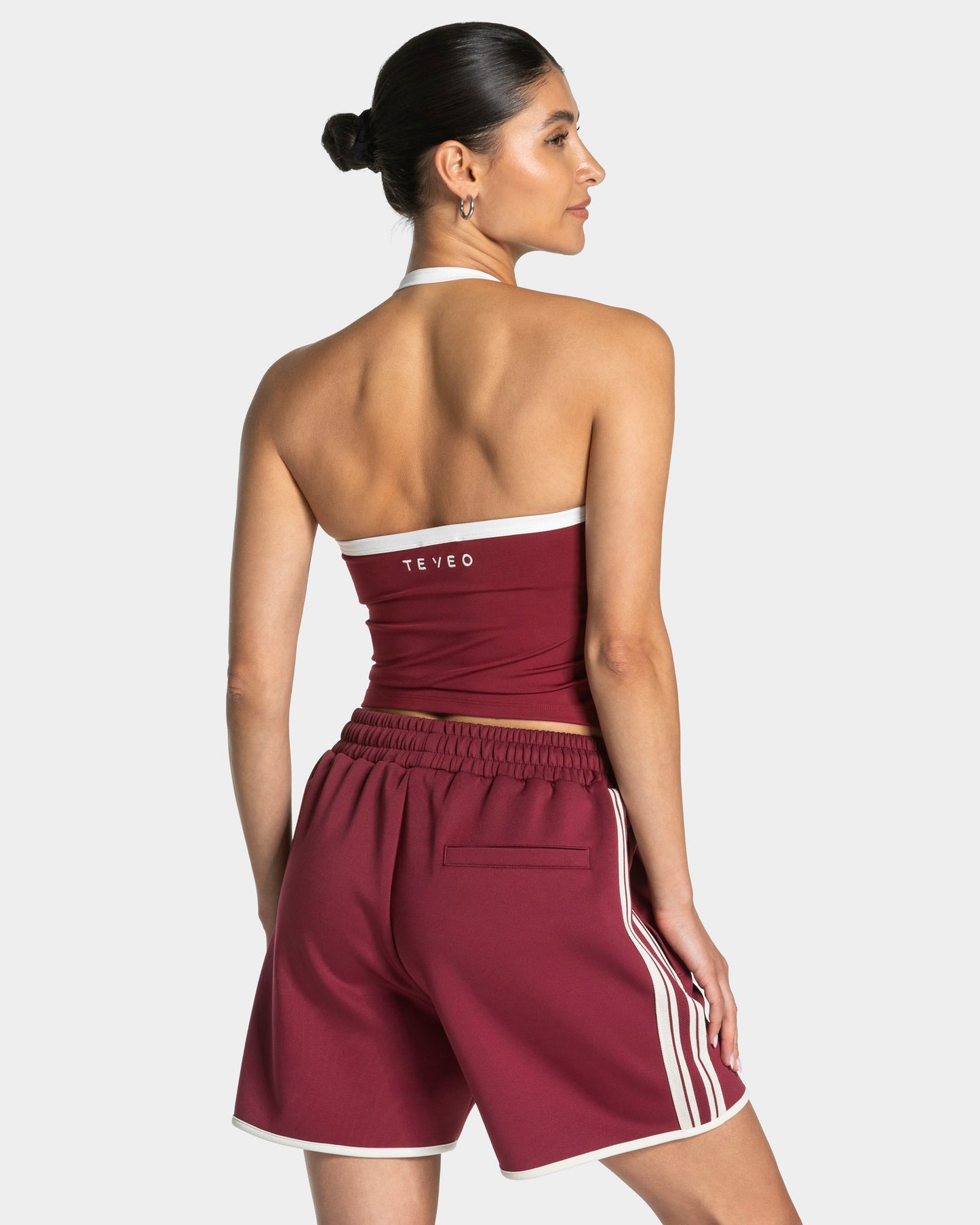 Club Halterneck Top ‘Burgundy’