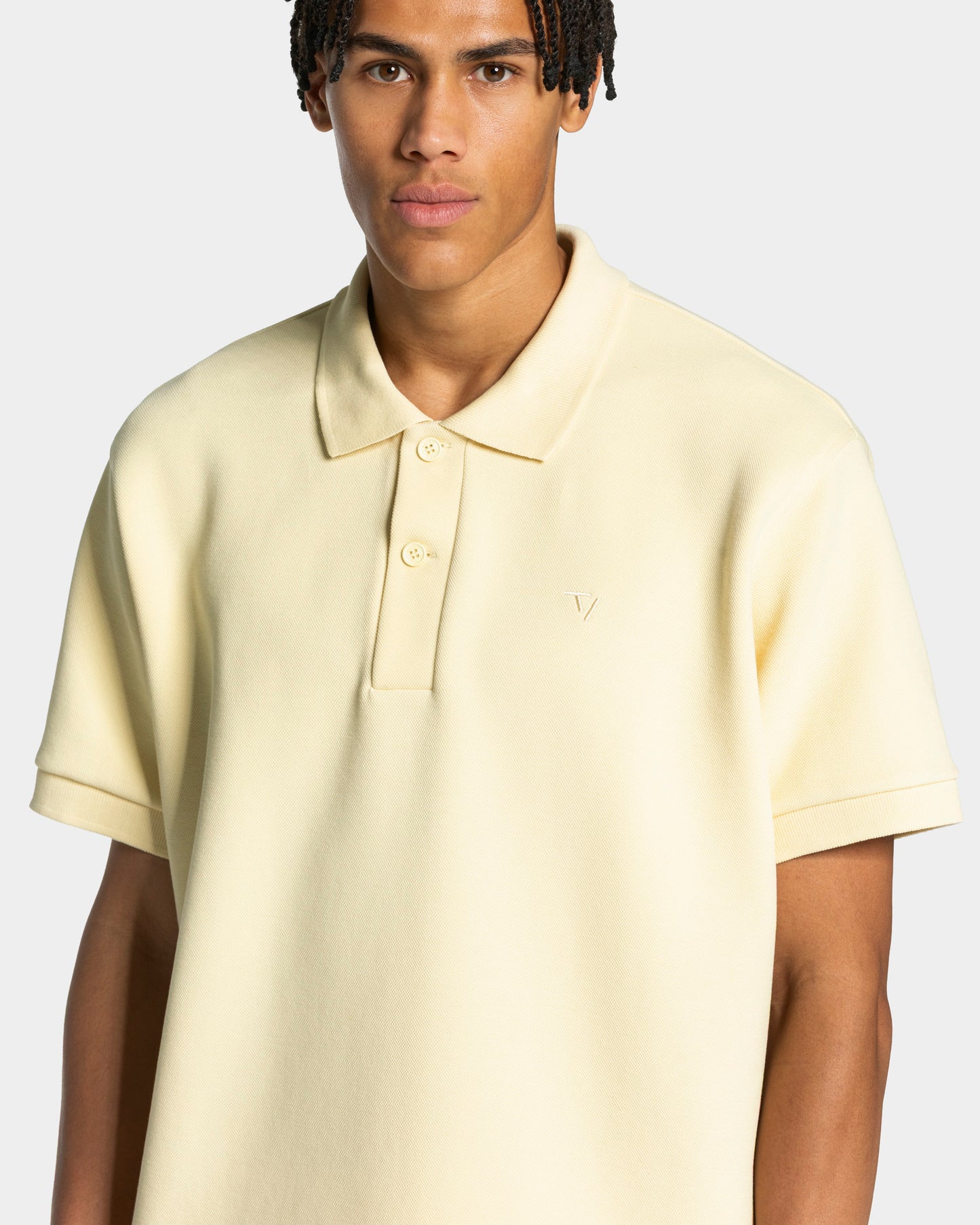 Polo oversize Club «Butter Yellow»