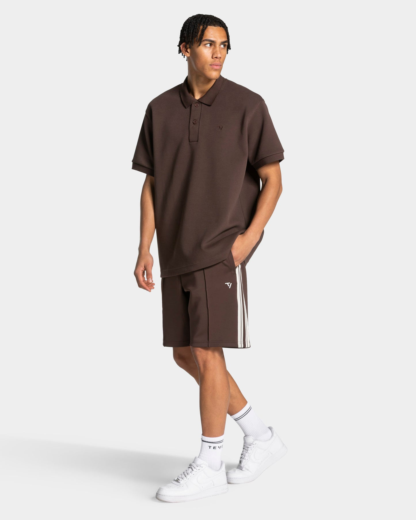 Club Oversized Polo ‘Espresso’