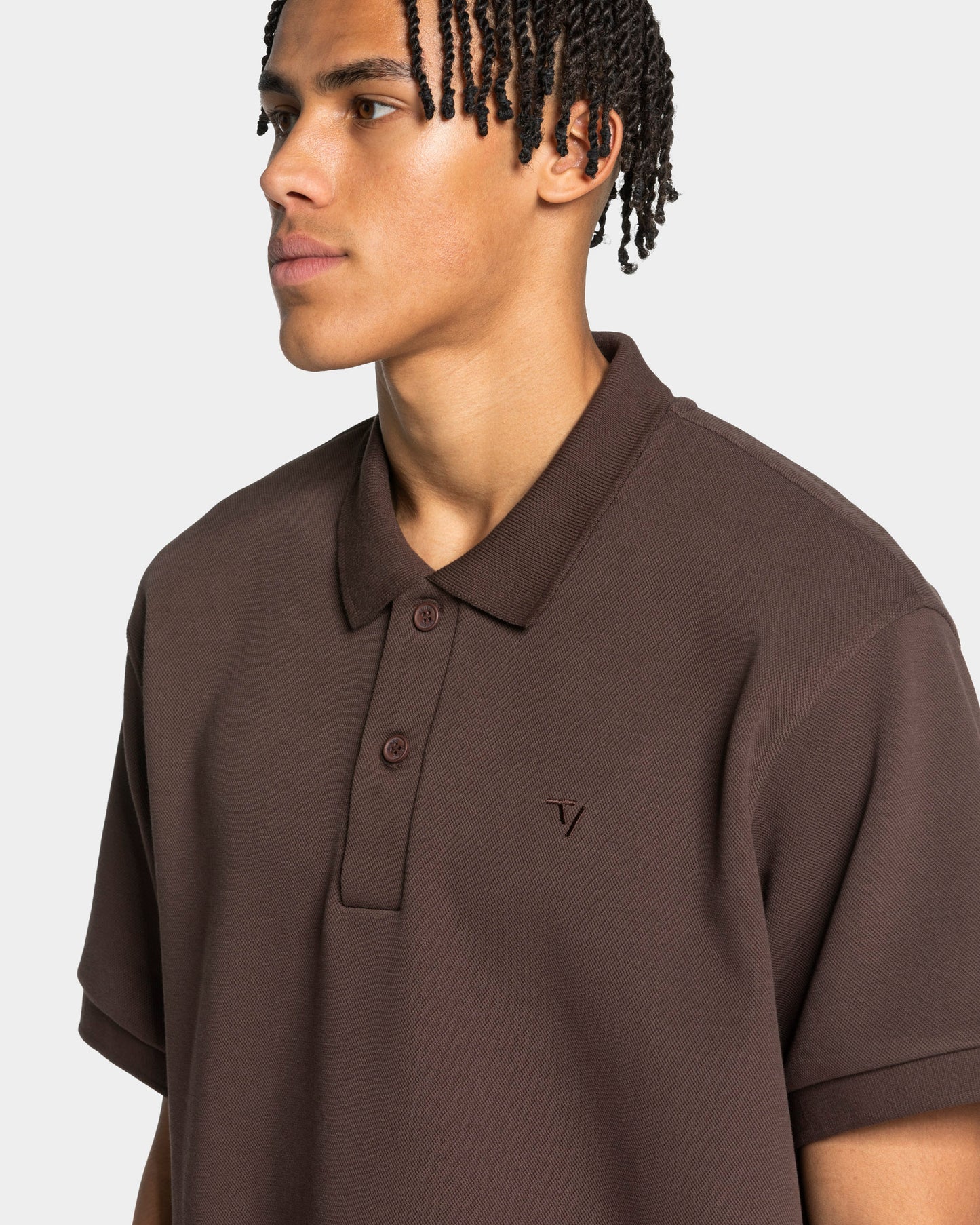 Club Oversized Polo ‘Espresso’