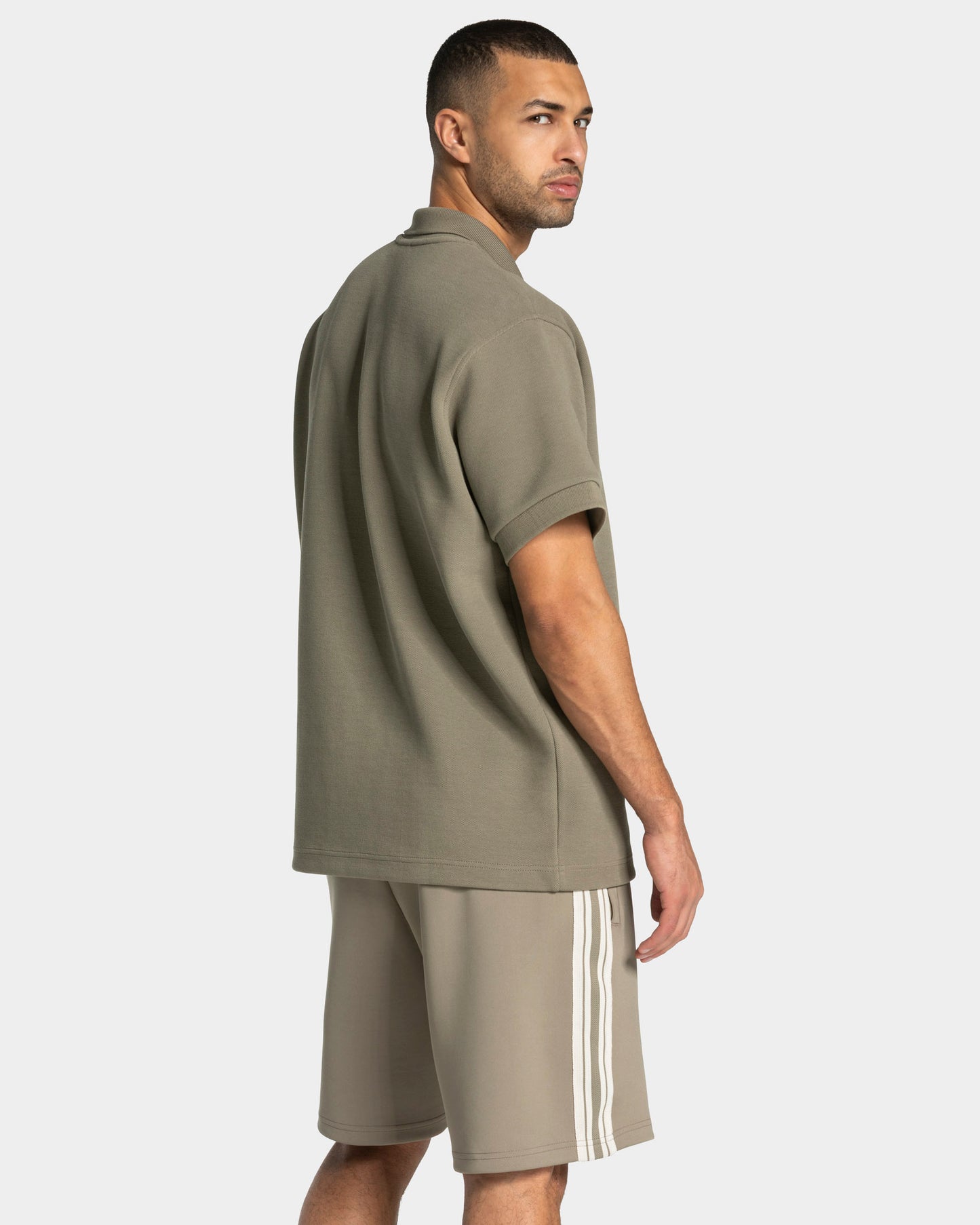 Polo oversize Club «caqui»