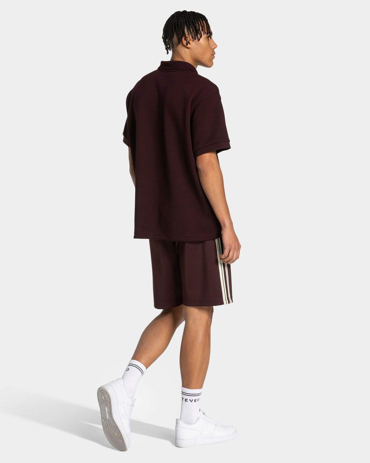 Club Oversized Polo ‘Merlot’