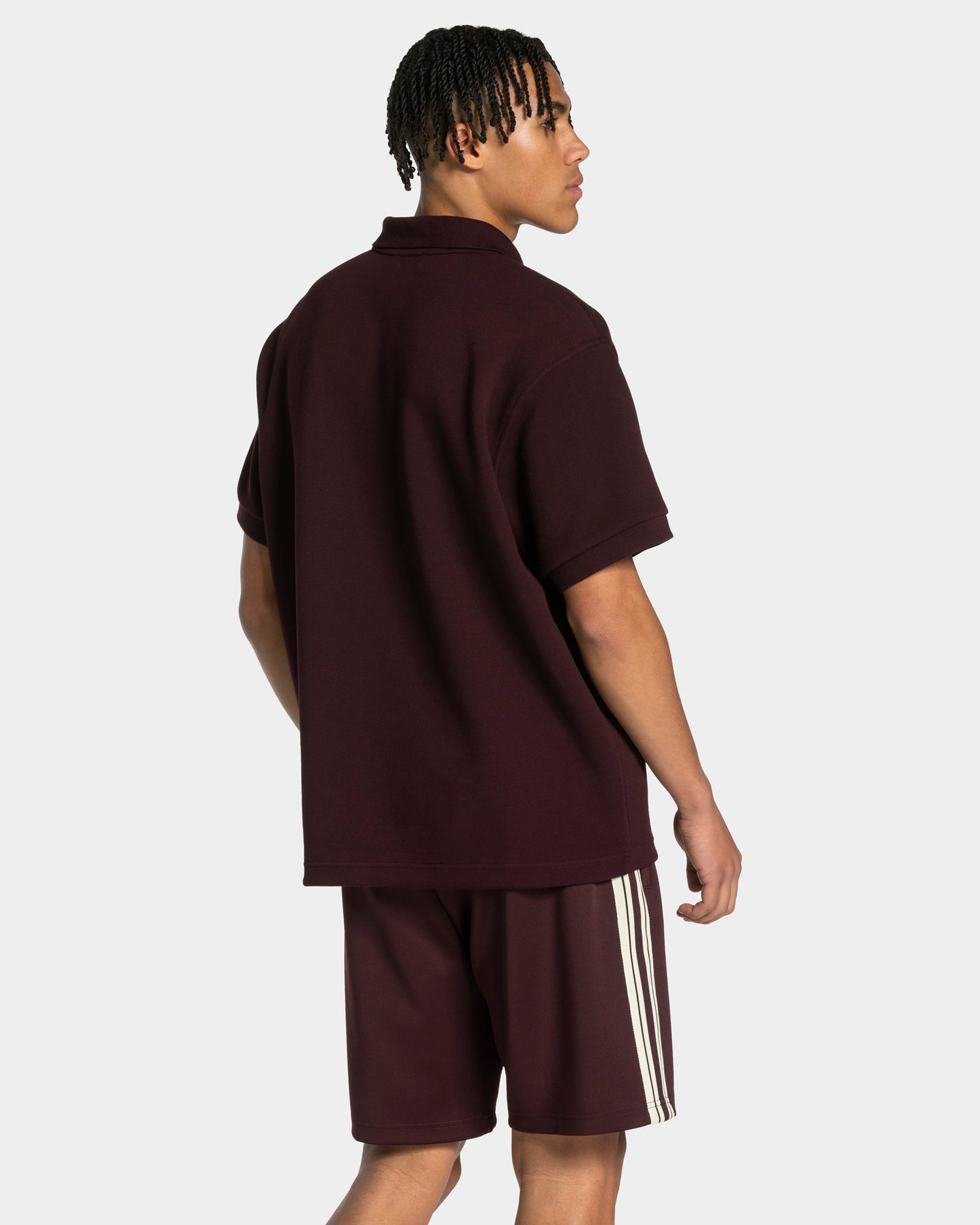 Polo oversize Club «merlot»