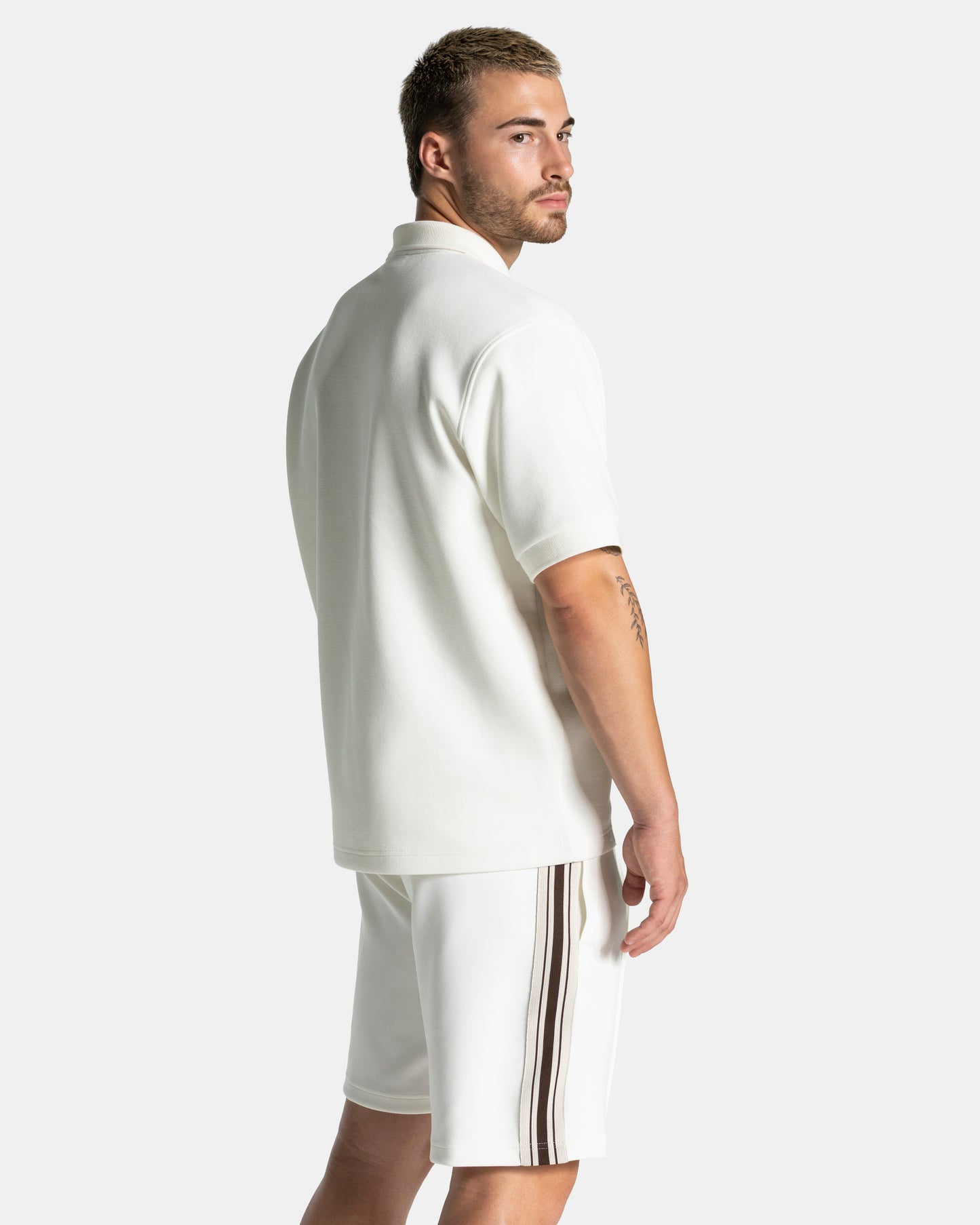 Polo oversize Club «blanco roto»
