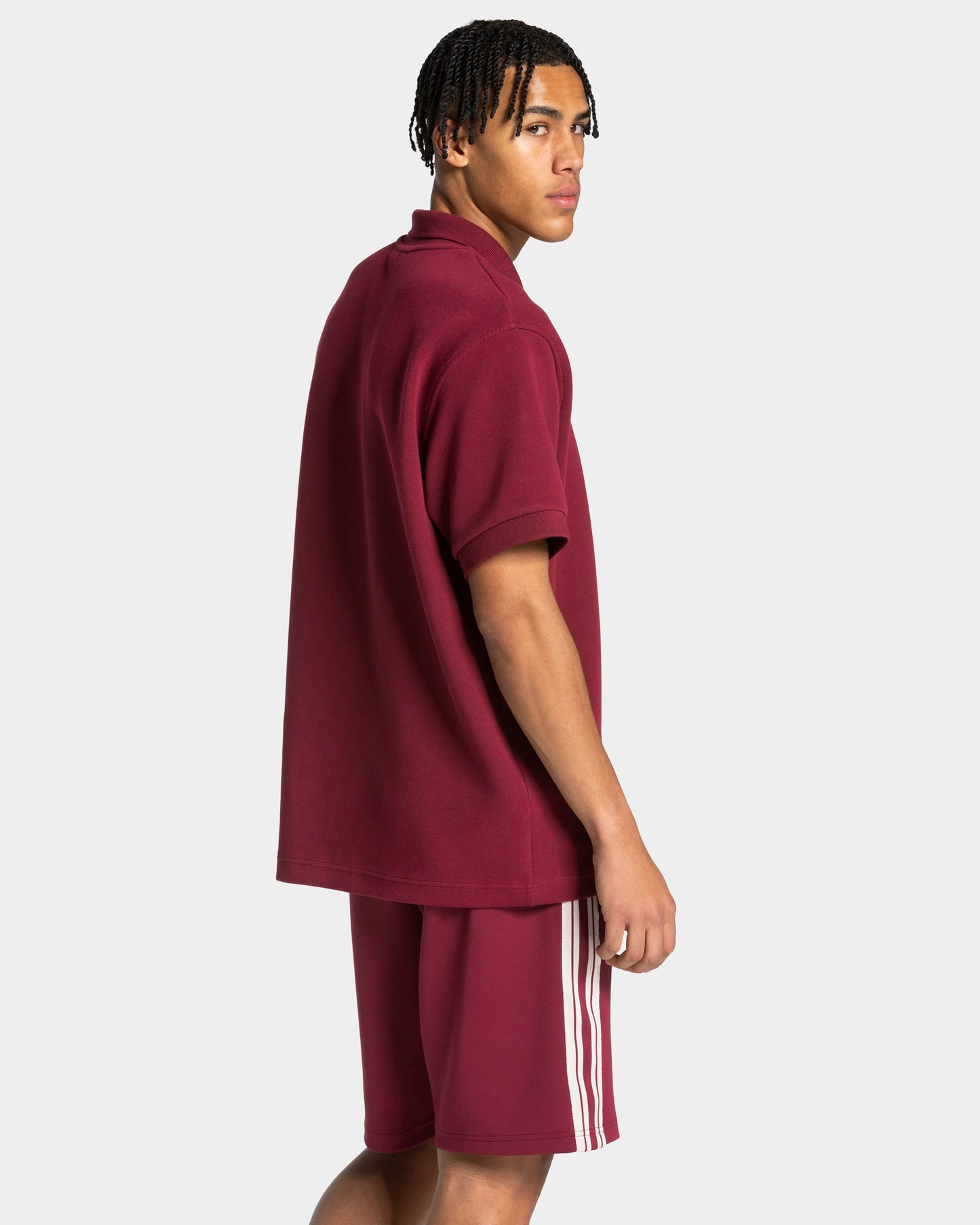 Club Oversized Polo ‘Burgundy’