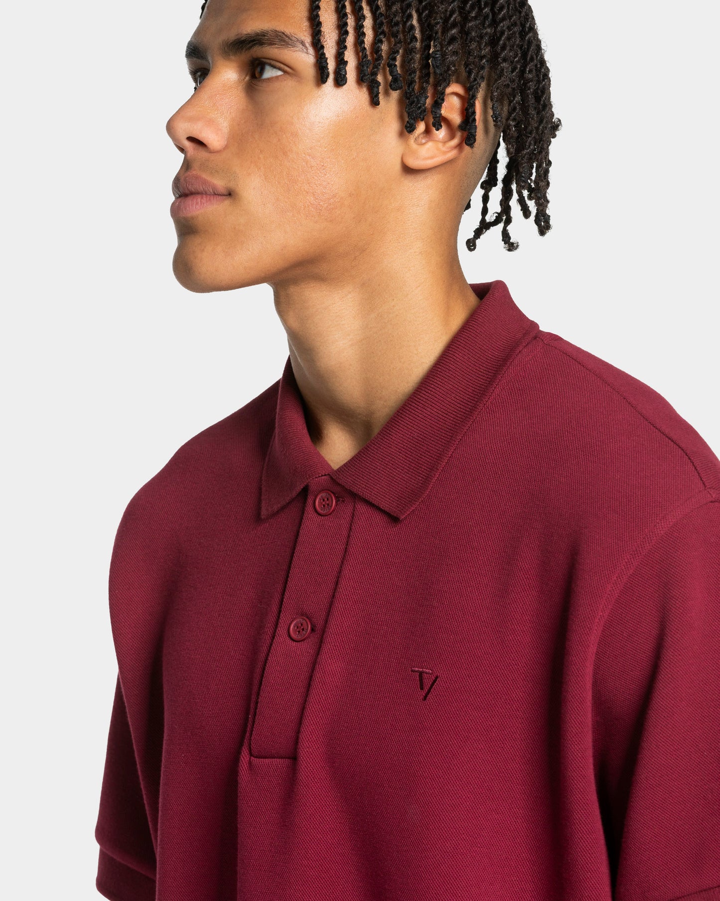 Club Oversized Polo ‘Burgundy’