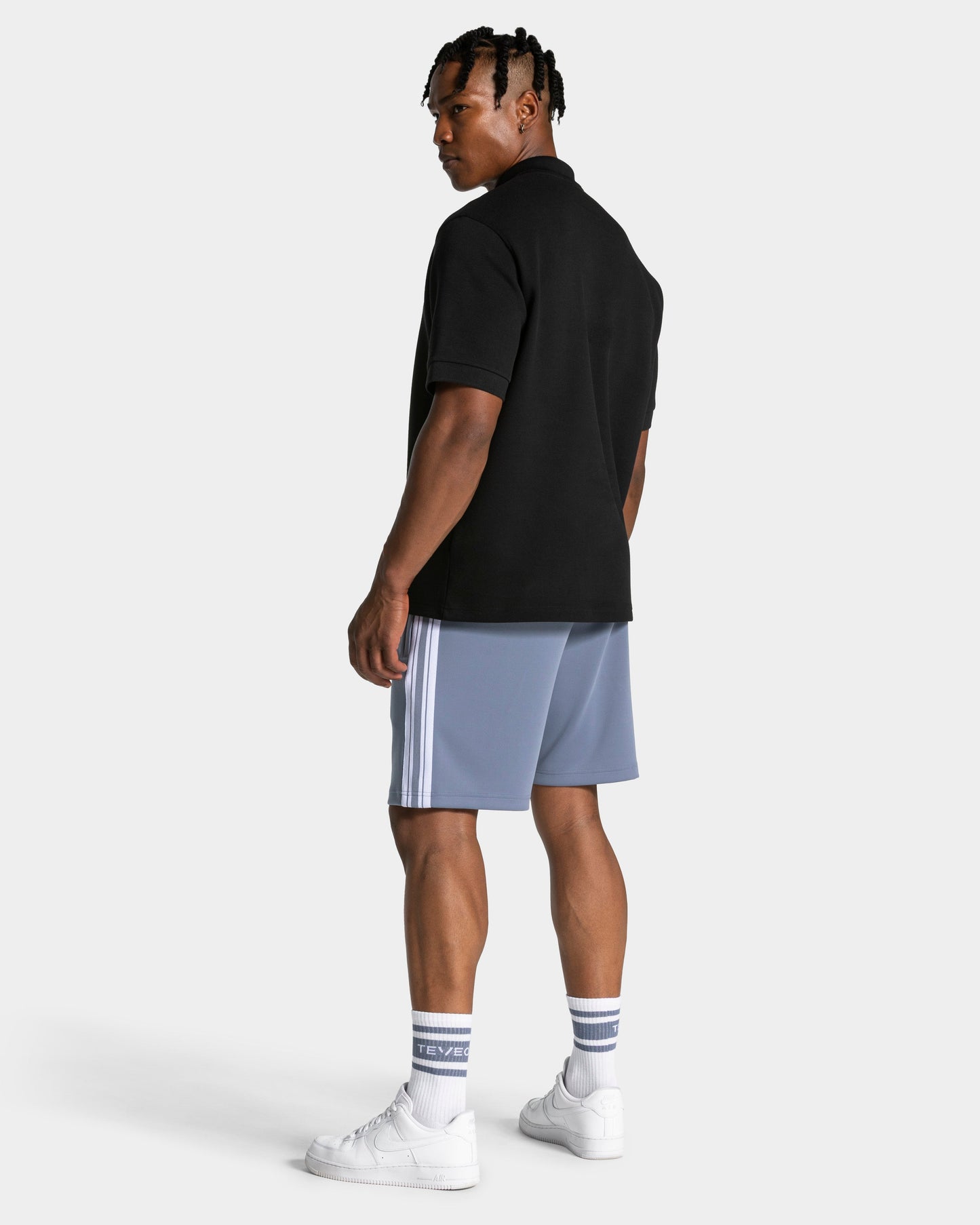 Club Socks (2-Pack) ‘White – Steel Blue’