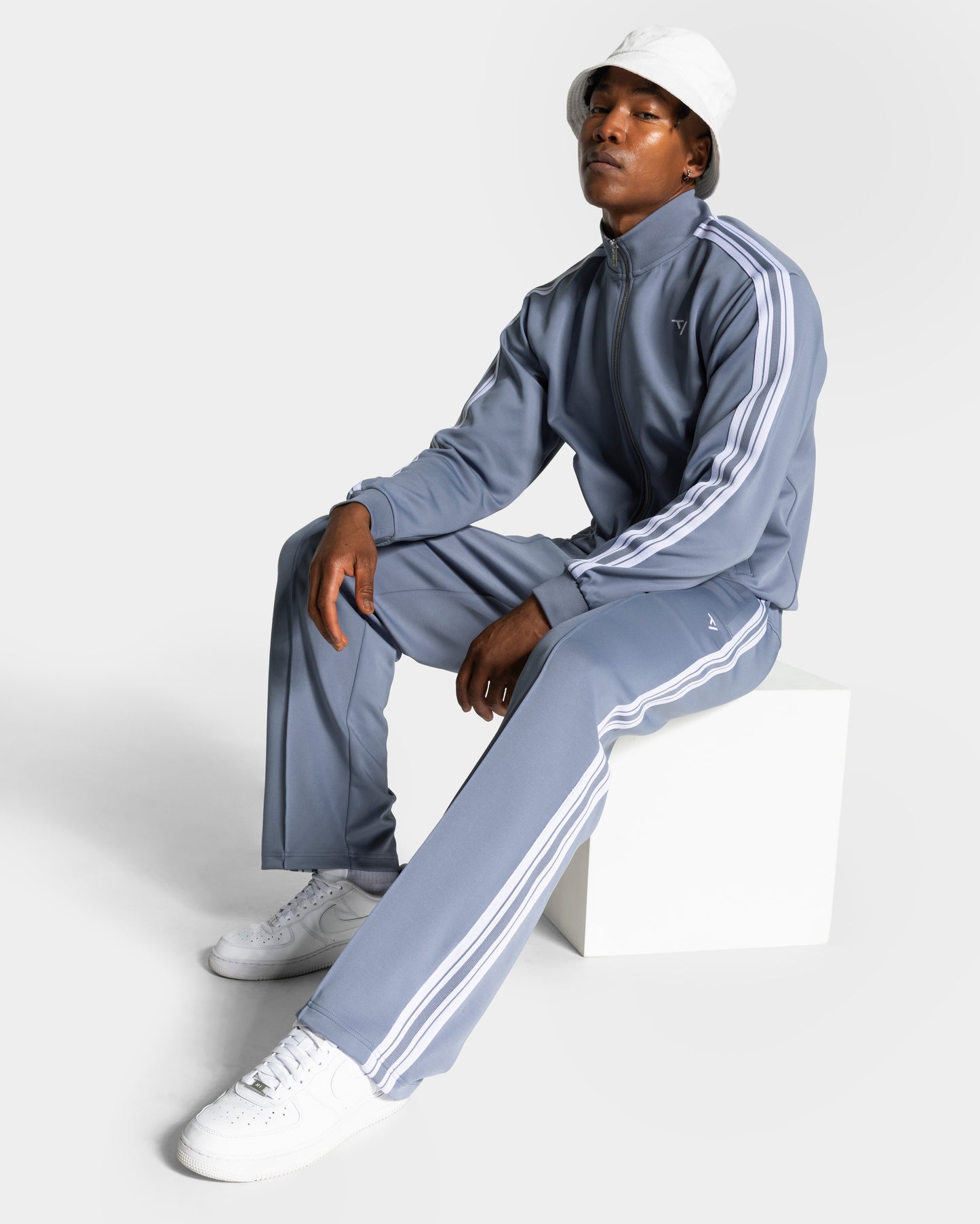 Club Straight Leg Joggers ‘Steel Blue’