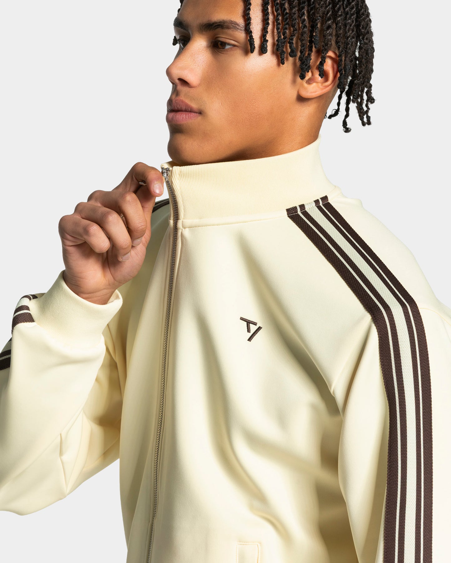 Chaqueta con cremallera Club «Butter Yellow»