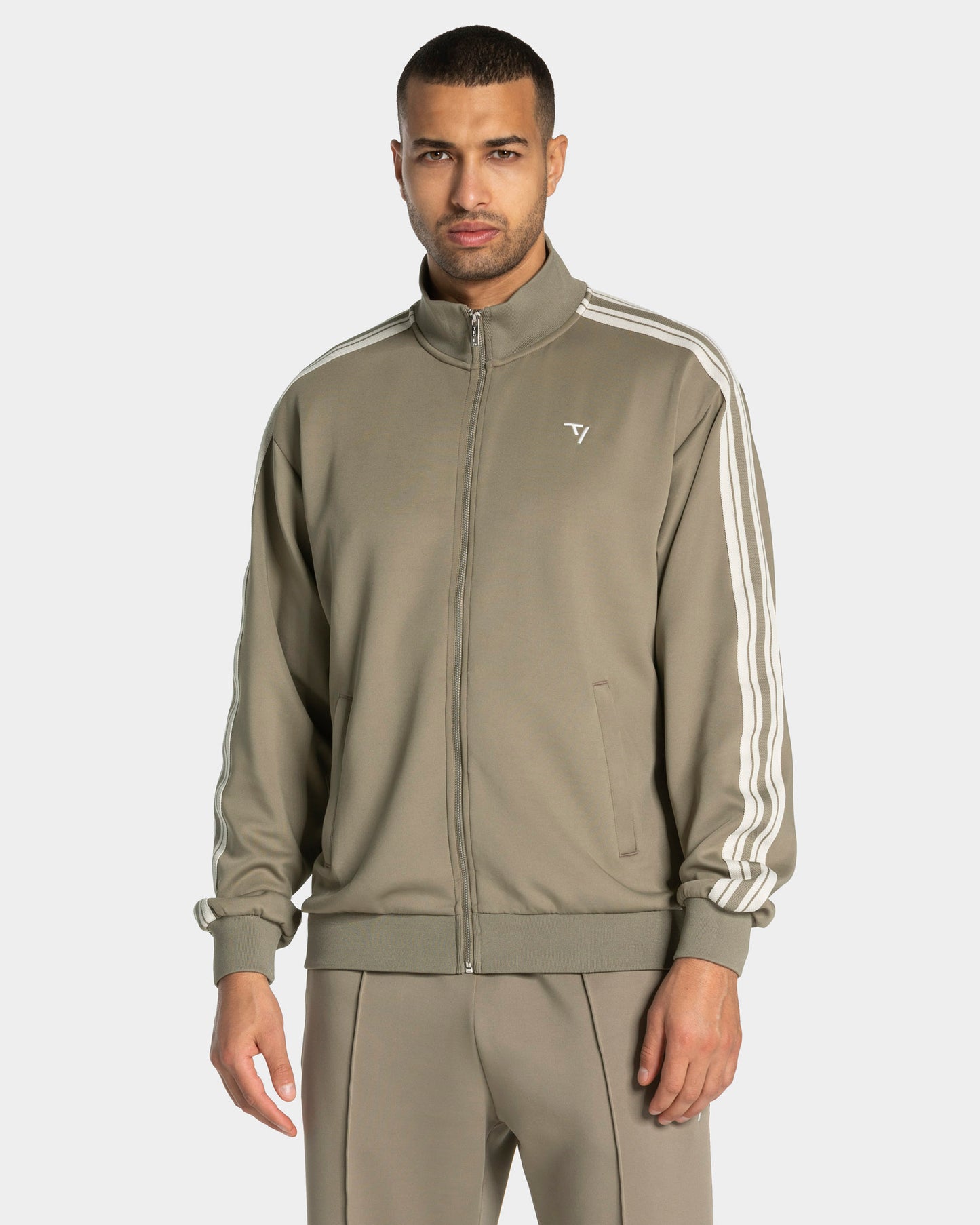 Chaqueta con cremallera Club «caqui»