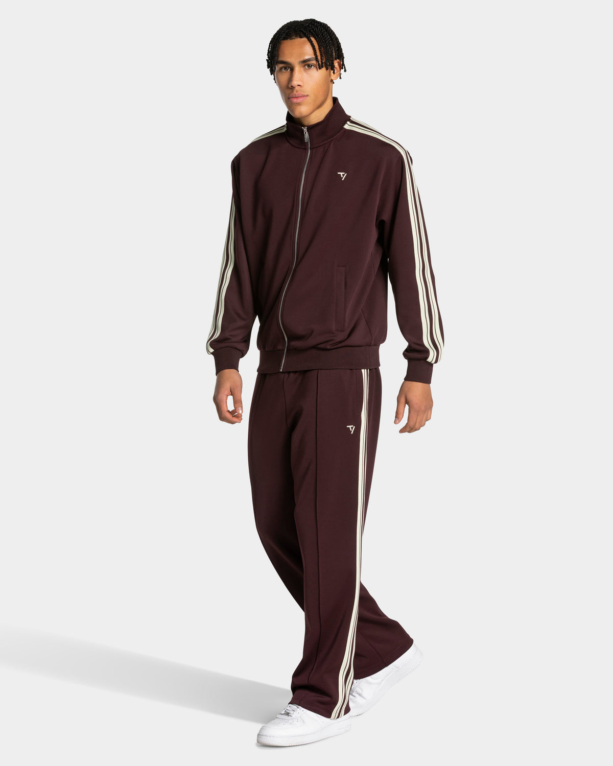 Chaqueta con cremallera Club «merlot»