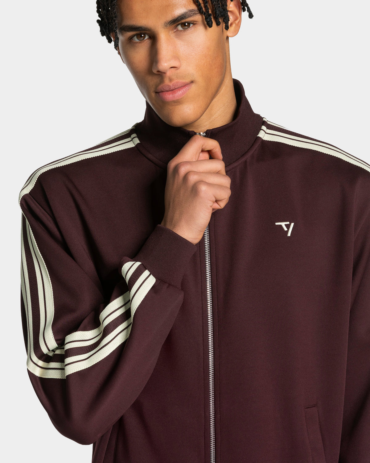 Chaqueta con cremallera Club «merlot»