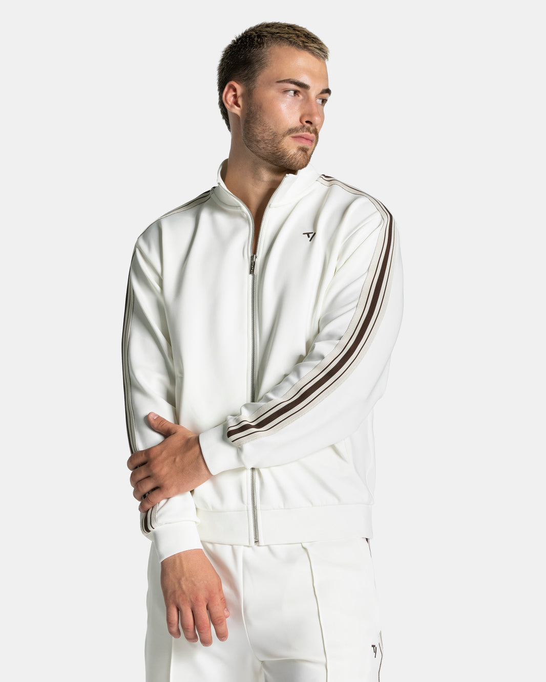 Chaqueta con cremallera Club «blanco roto»