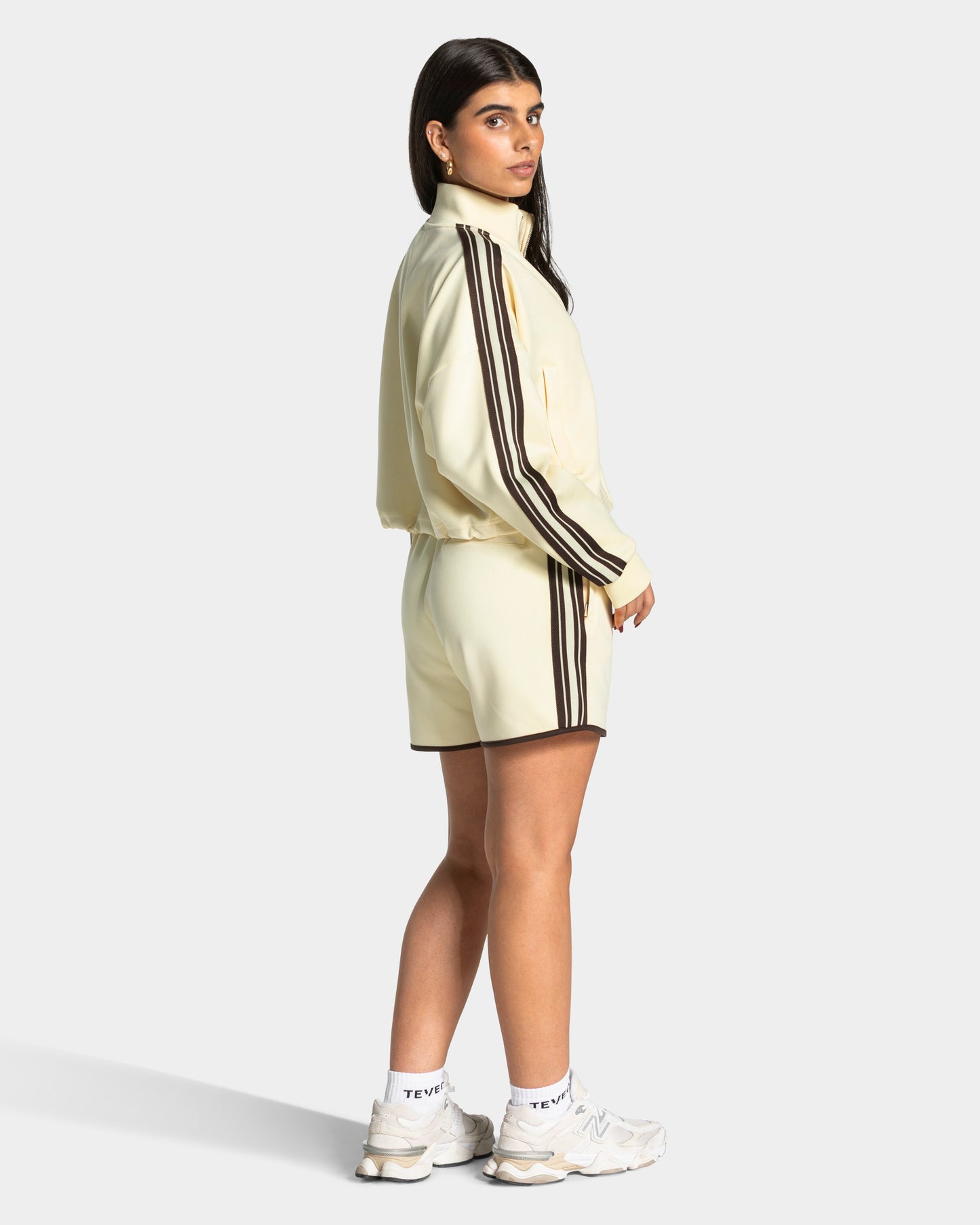 Club Cropped Zip Jacket ‘Butter Yellow’