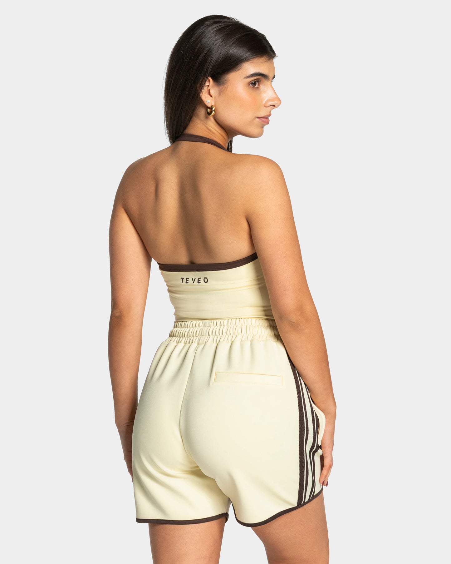 Club Neckholder Top "Butter Yellow"