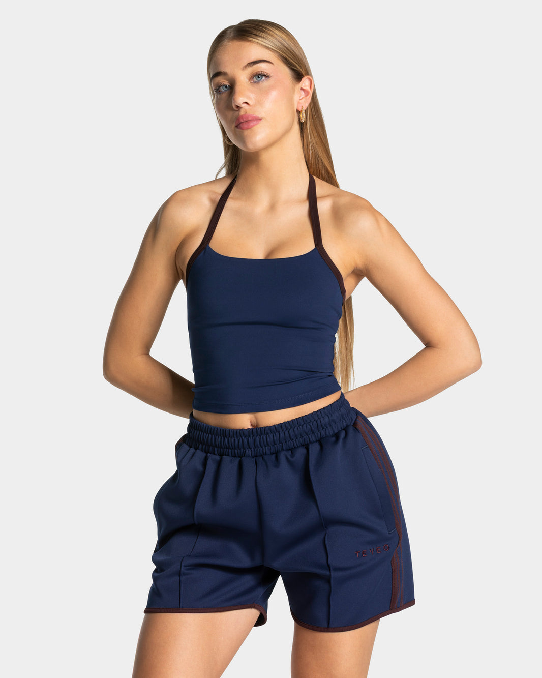 Club Halterneck Top ‘Dark Blue’
