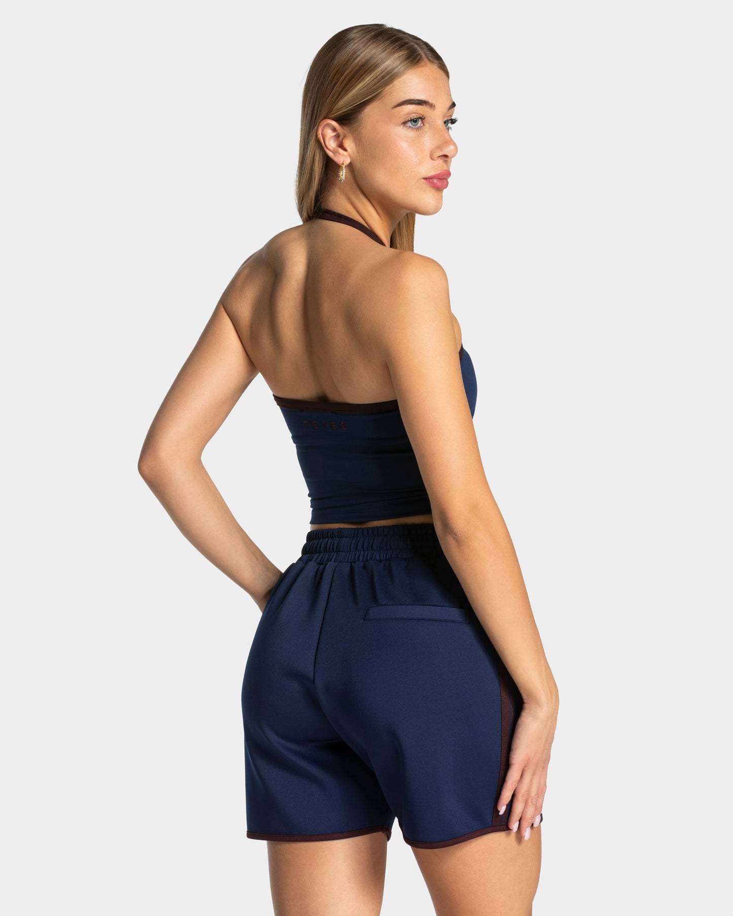 Club Halterneck Top ‘Dark Blue’