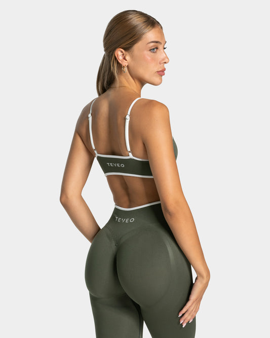 Contrastline Bra ‘Khaki’