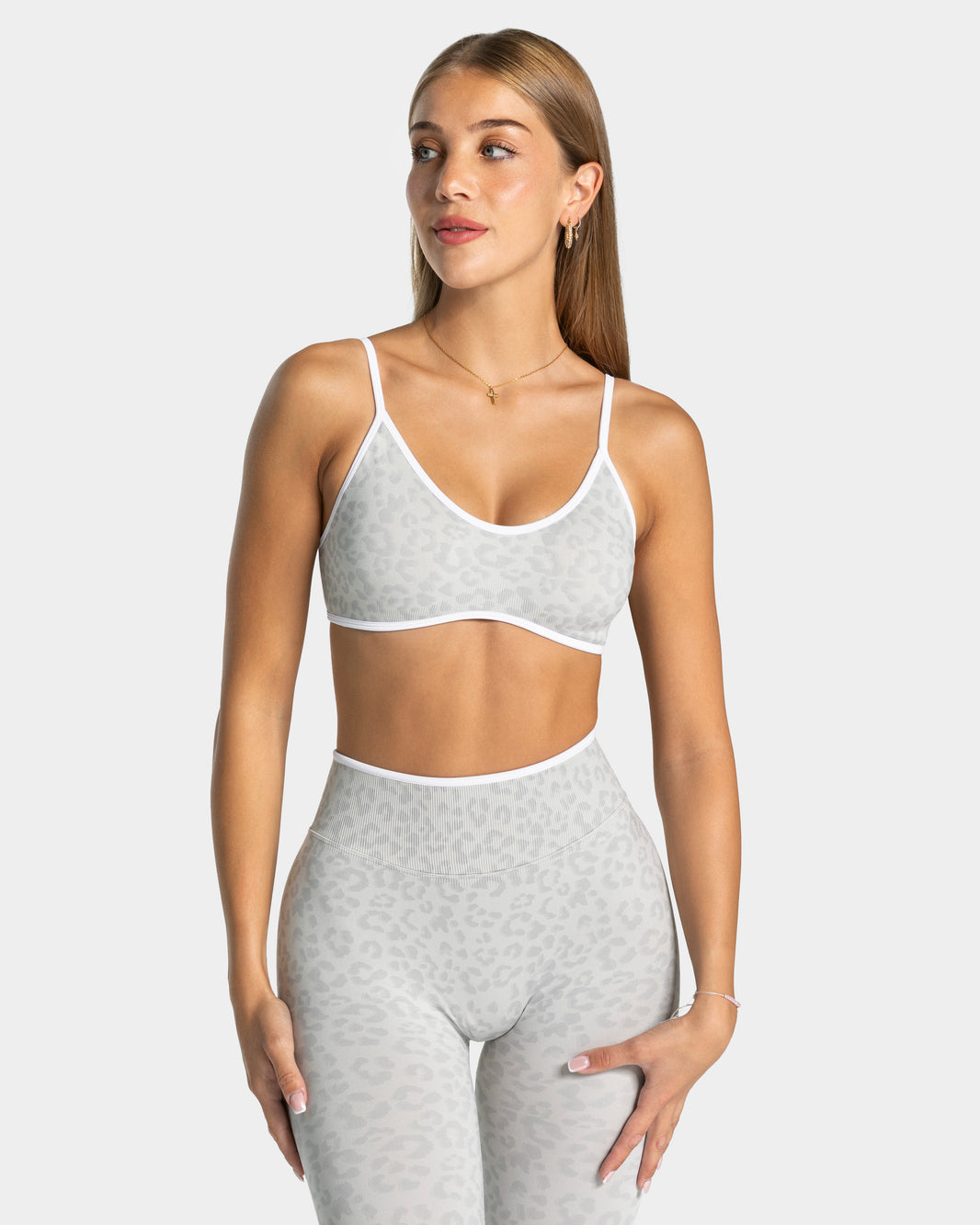 Contrastline Bra ‘Light Grey Leopard’