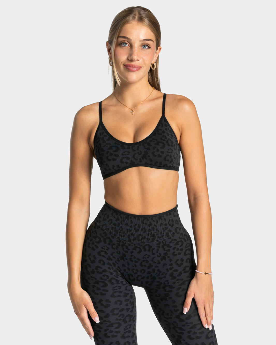 Contrastline Bra ‘Black Leopard’
