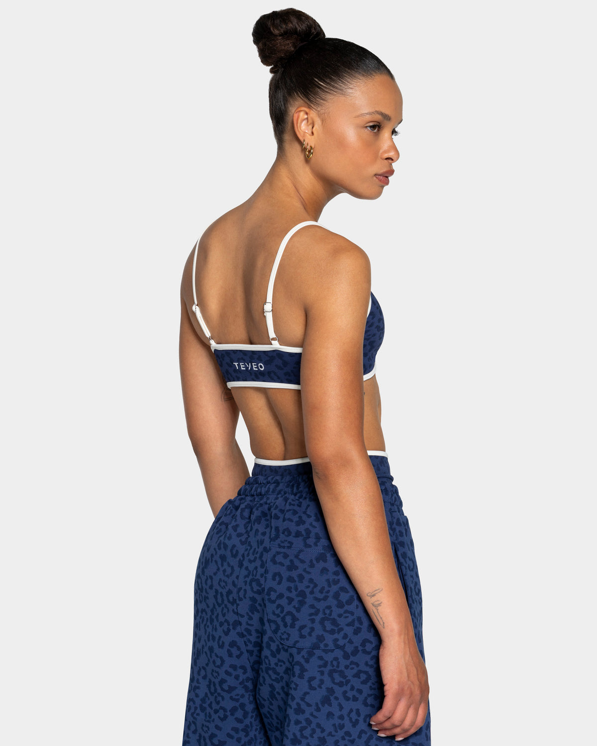 Contrastline Bra ‘Dark Blue Leopard’