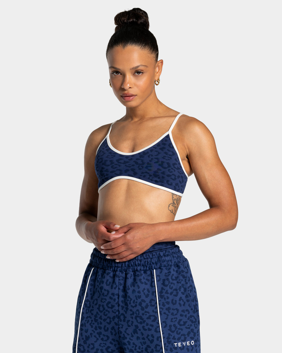 Contrastline Bra ‘Dark Blue Leopard’