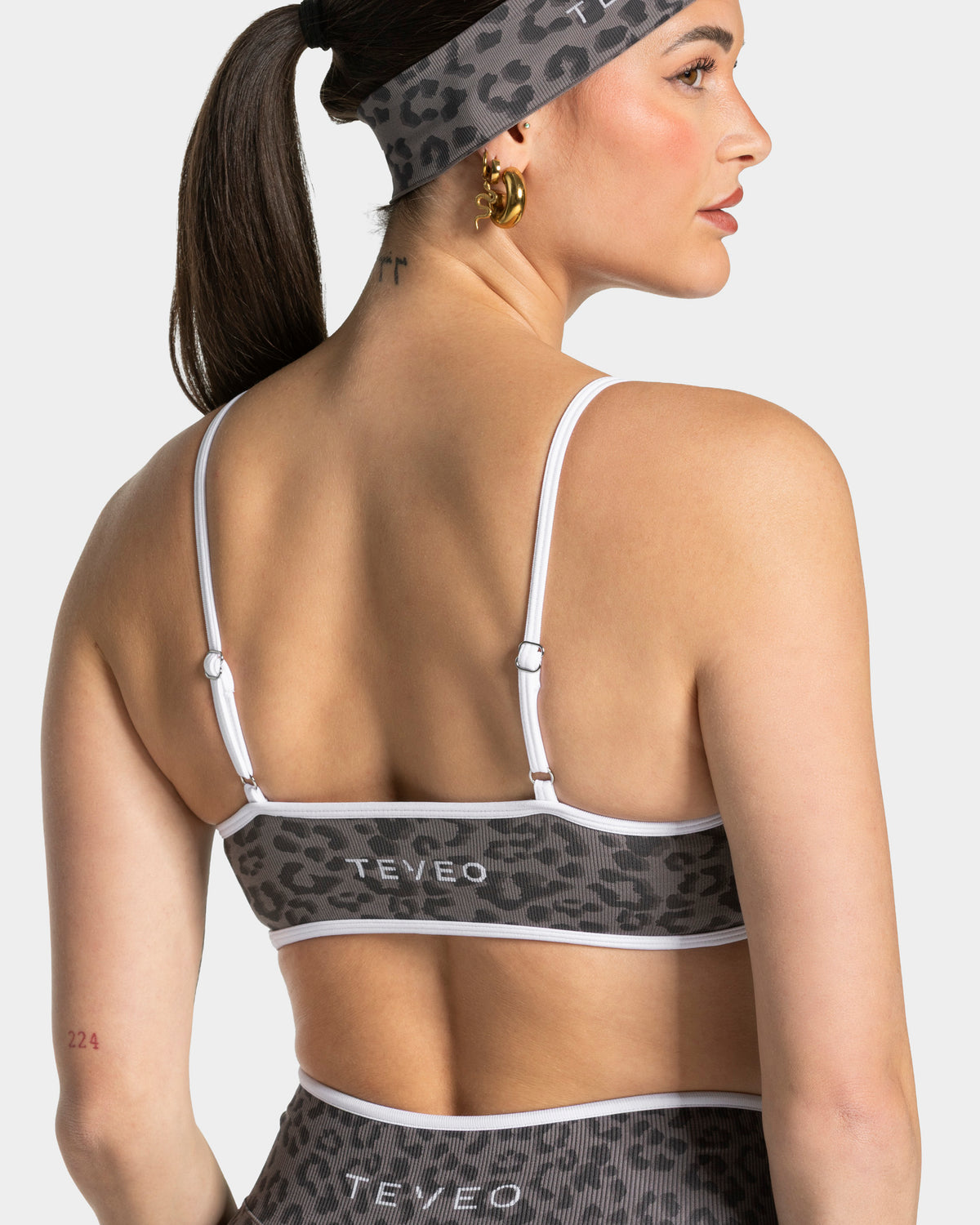 Contrastline Bra ‘Graphite Leopard’