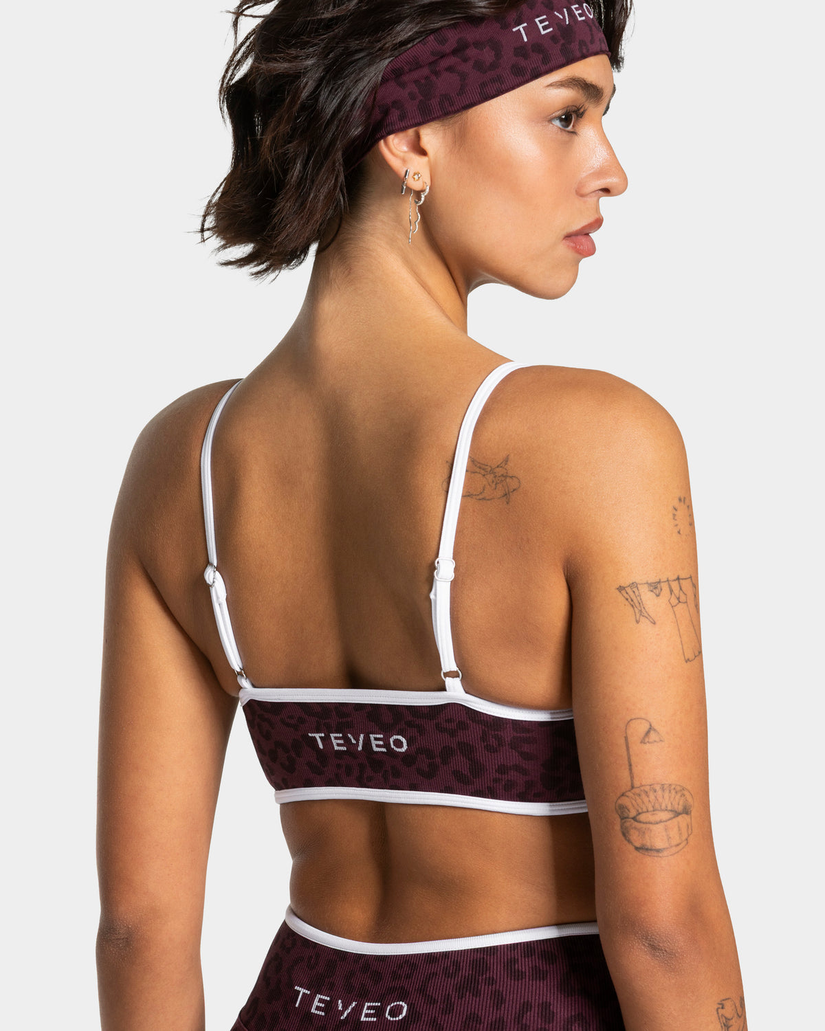 Contrastline Bra ‘Merlot Leopard’