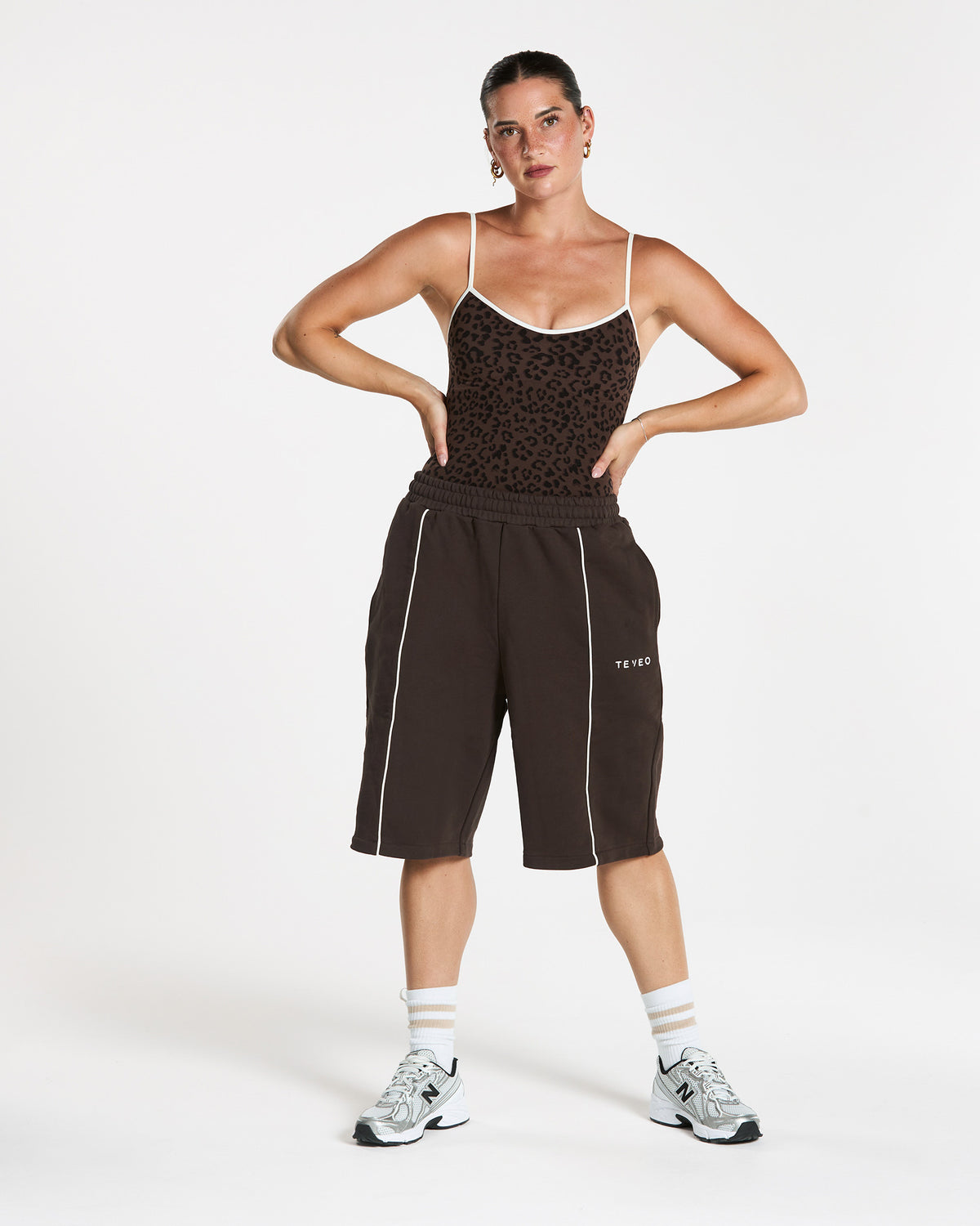 Body Contrastline « Léopard Espresso »