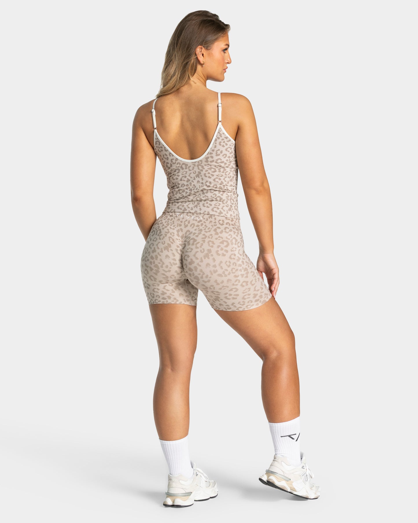 Contrastline Cami Top ‘Cream Leopard’