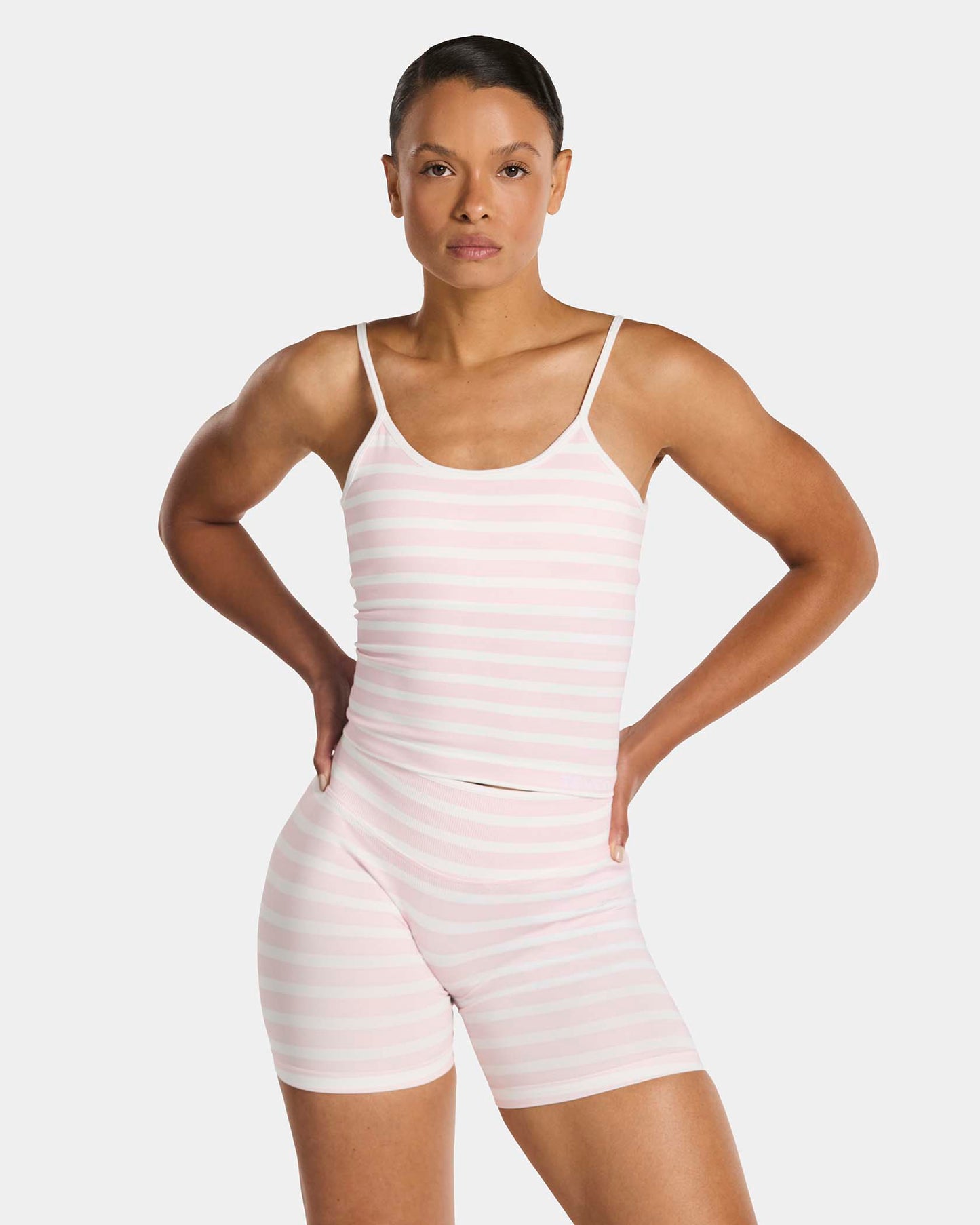 Contrastline Cami Top ‘Blossom Stripe’