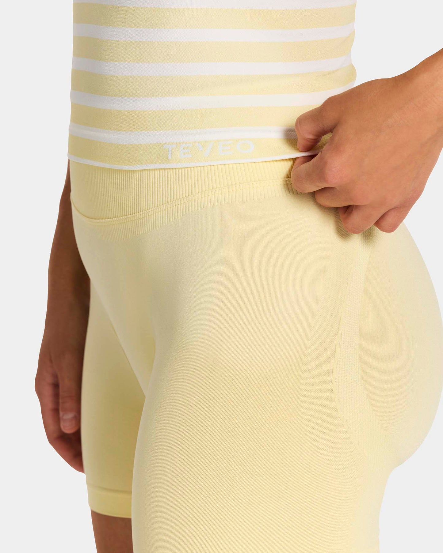 Contrastline Cami Top ‘Butter Yellow Stripe’