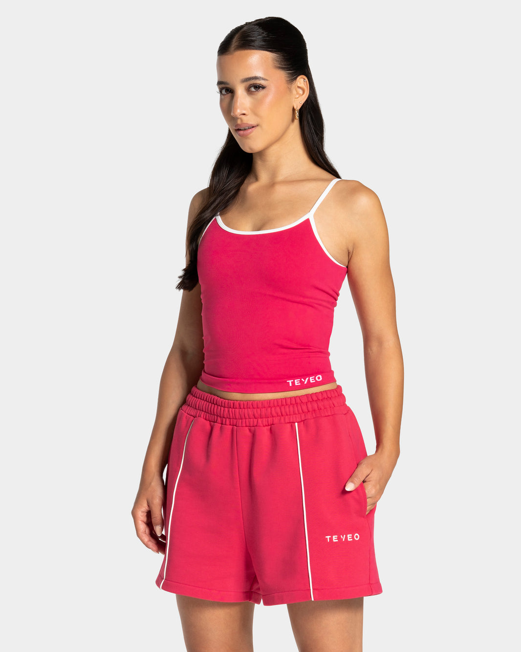 Top Cami Contrastline “Berry"