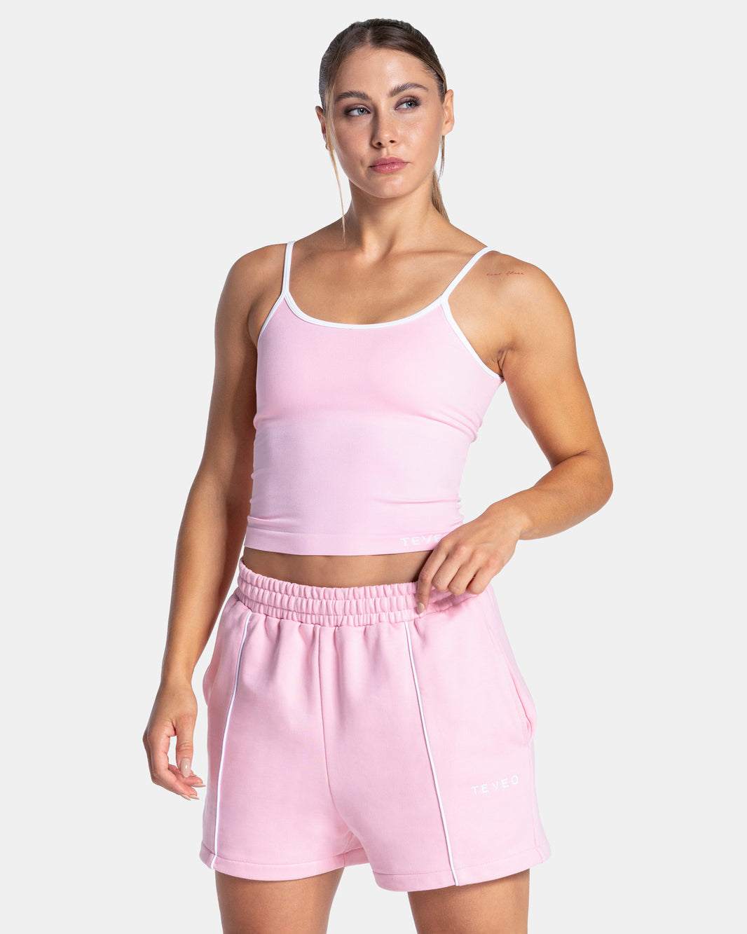 Top Cami Contrastline “True Pink"