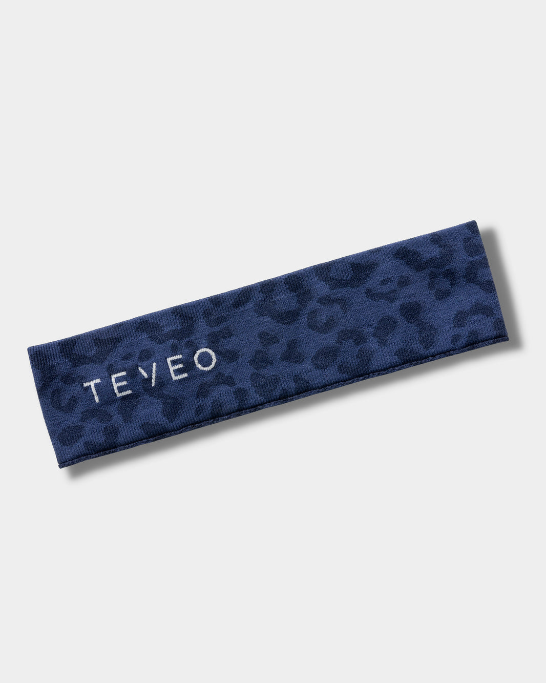 Contrastline Headband ‘Dark Blue Leopard’