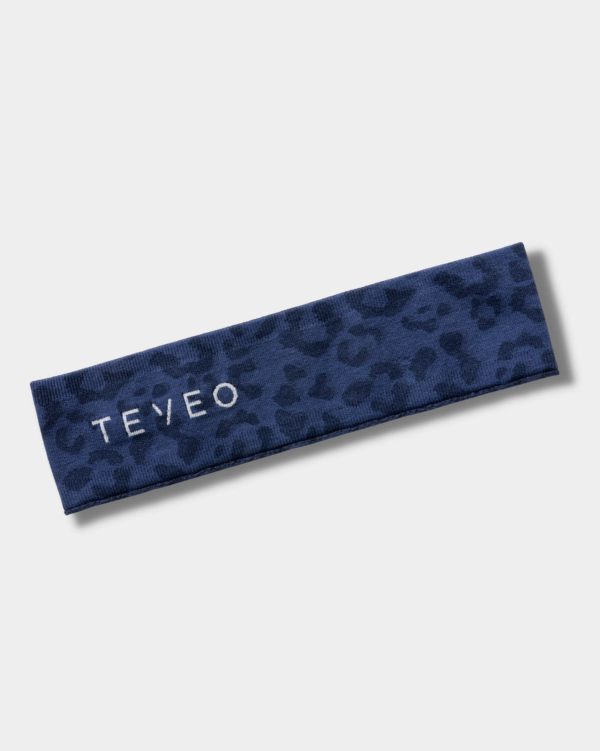 Contrastline Headband ‘Dark Blue Leopard’