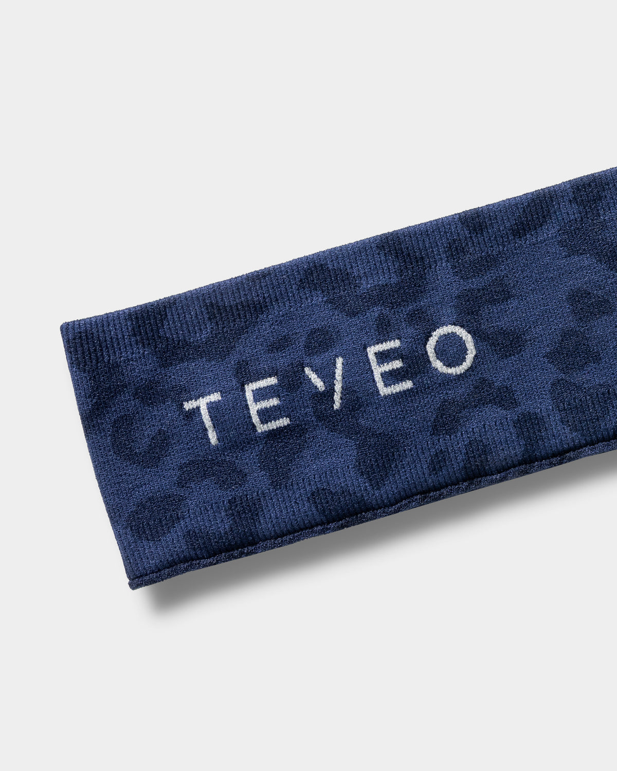 Contrastline Headband ‘Dark Blue Leopard’