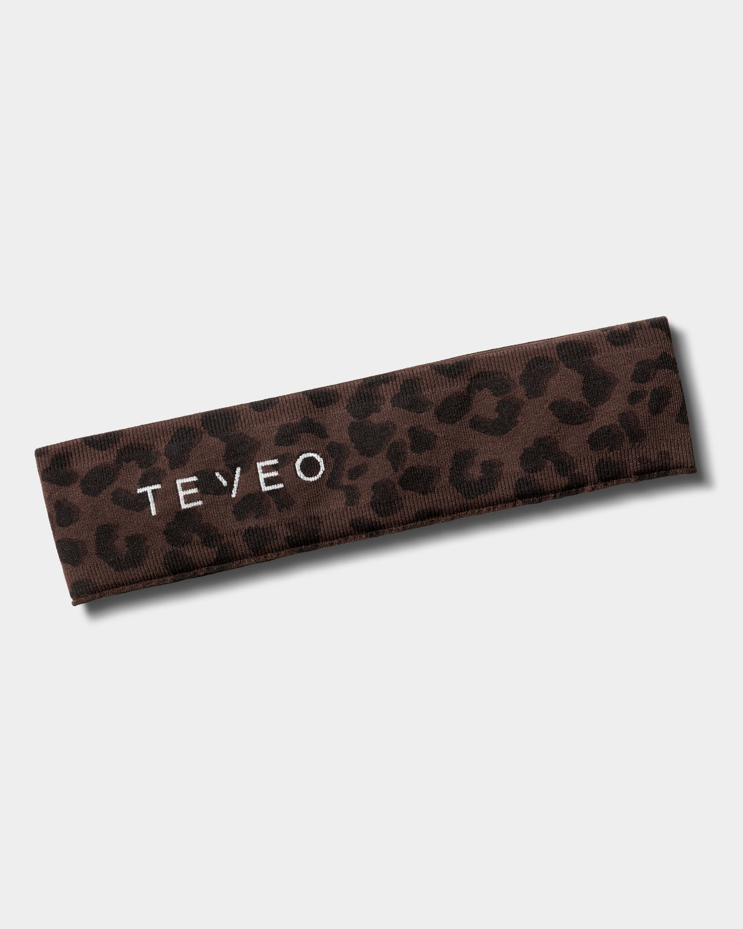 Contrastline Headband ‘Espresso Leopard Print’