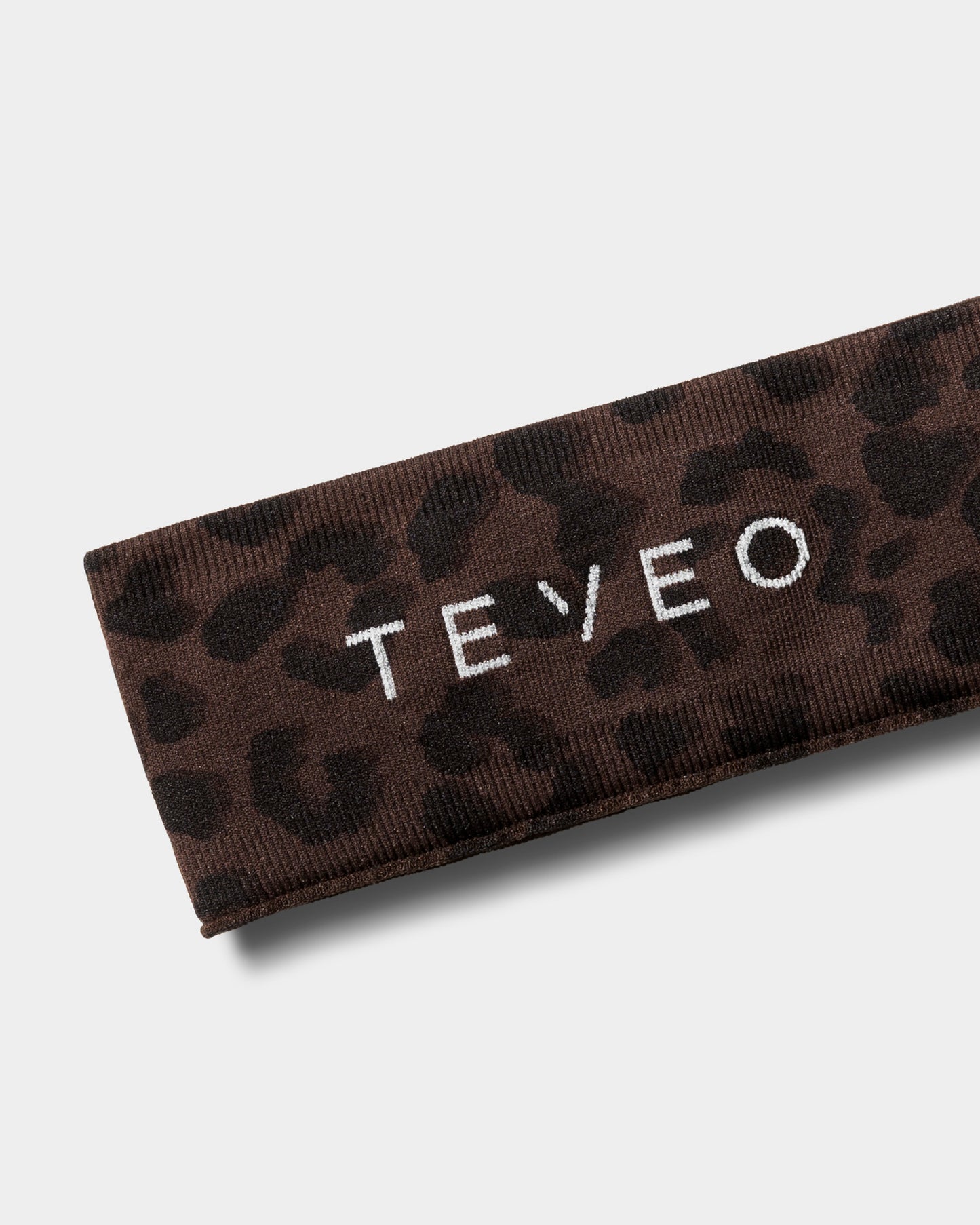 Contrastline Headband ‘Espresso Leopard Print’