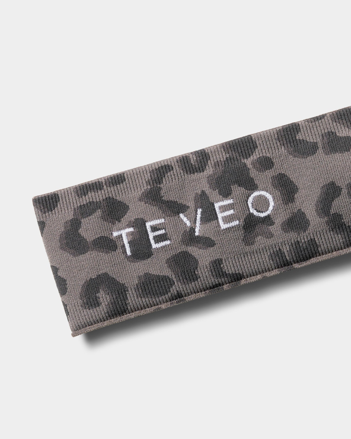 Contrastline Headband ‘Graphite Leopard’