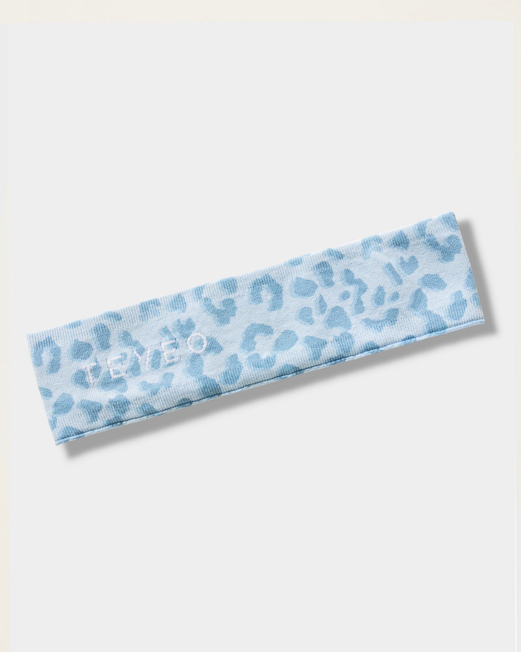 Contrastline Headband ‘Baby Blue Leopard’